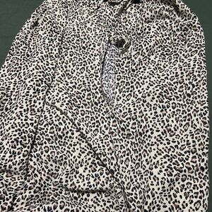 POL Animal Print blouse in Black and Brown